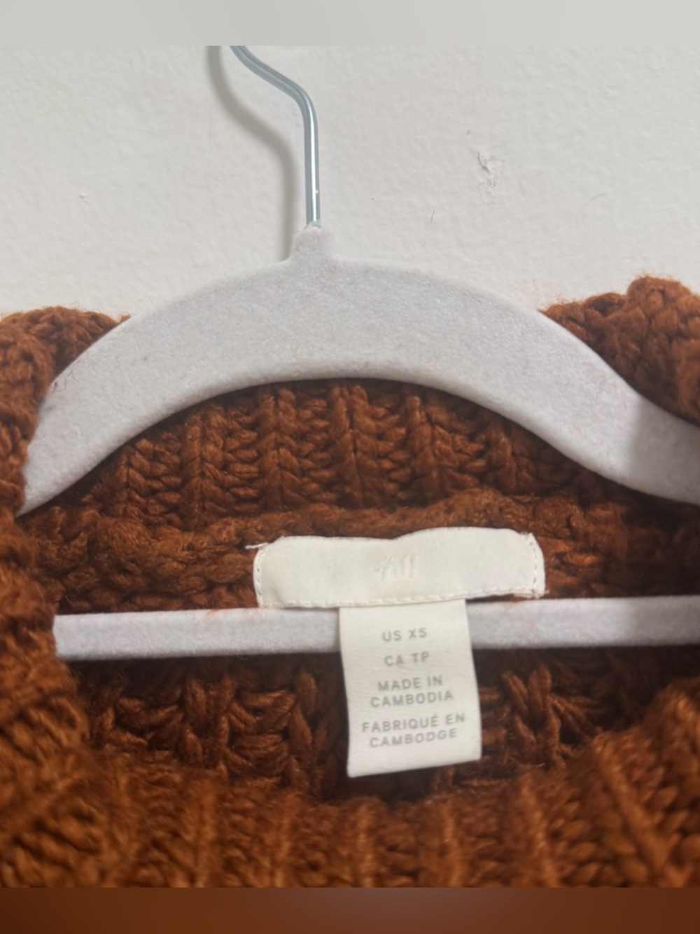H&M Ribbed Chunky Turtleneck Sweater - Camel Brown - Picture 7 of 12